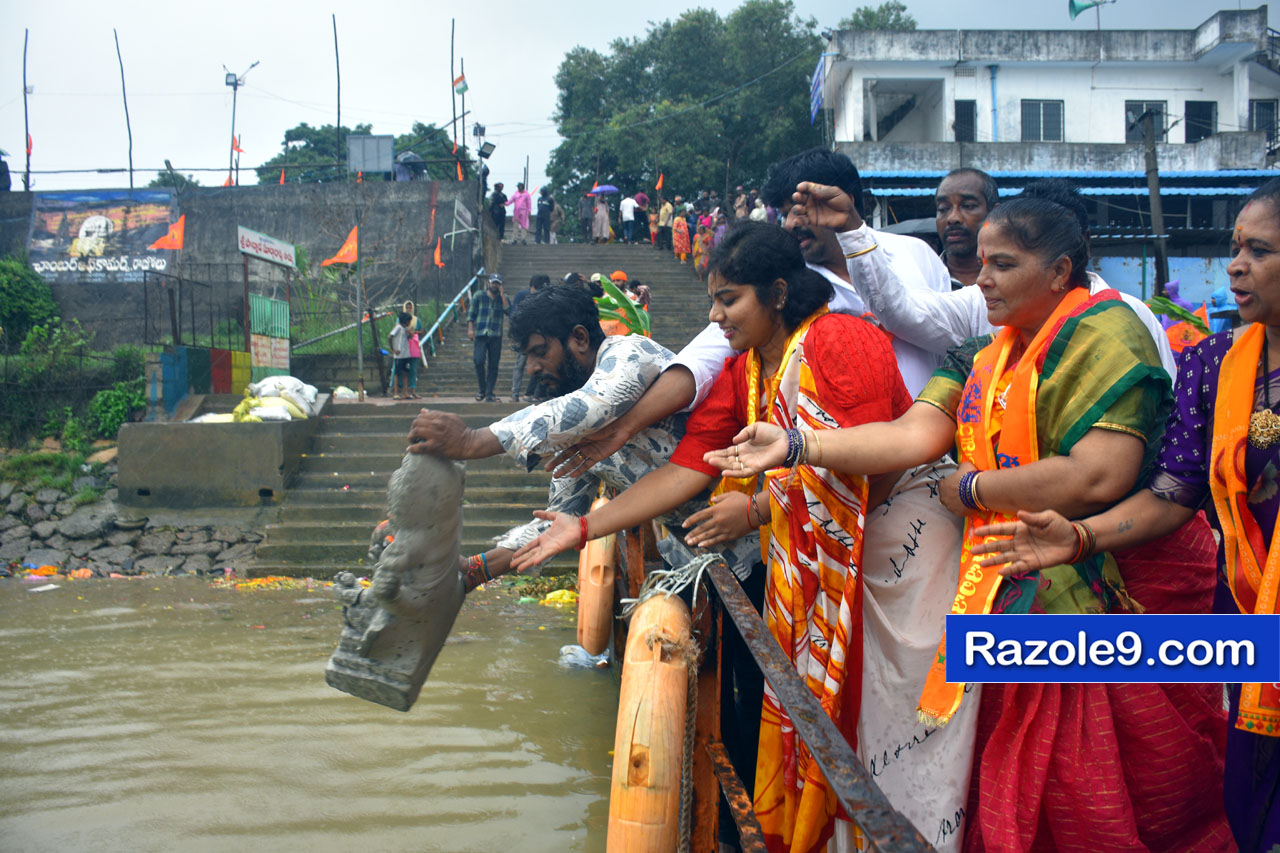 Razole Taluka Ganesh Nimajjanam